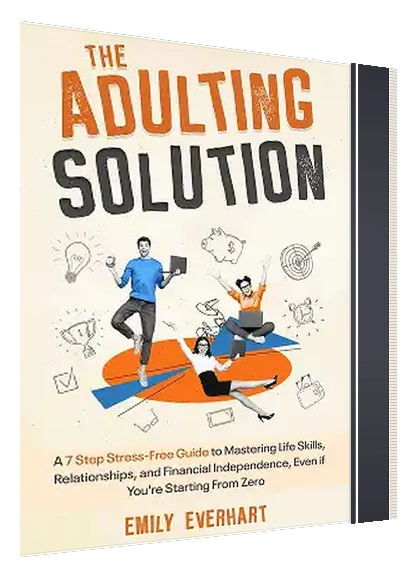 The Adulting Solution 3D book mockup