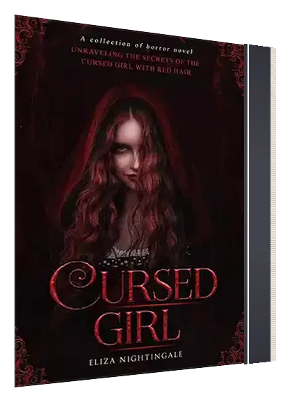 Cursed Girl 3D book mockup
